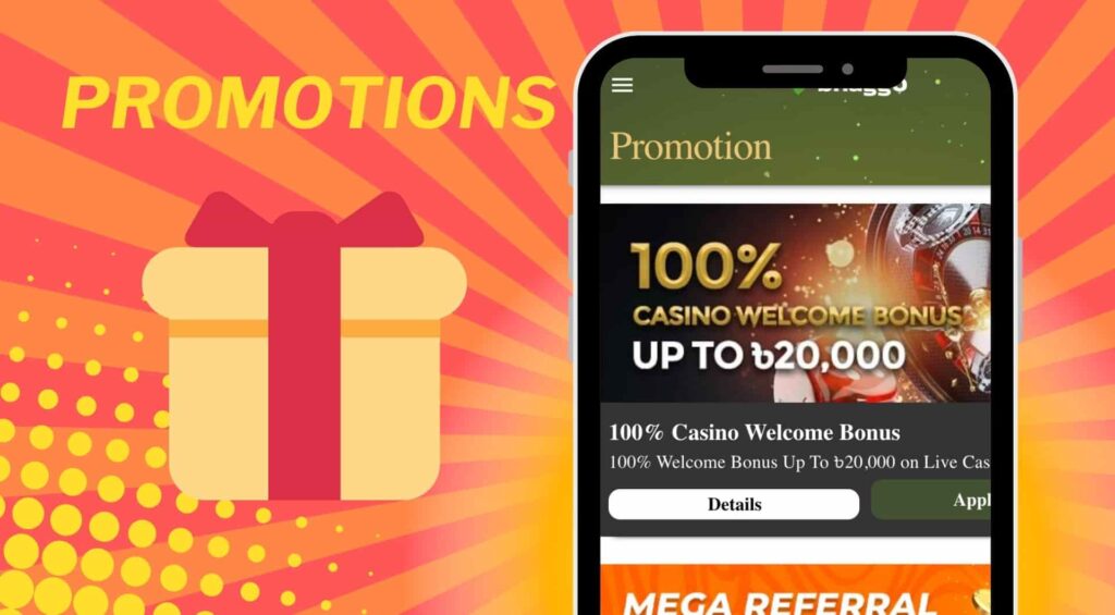 Bhaggo promotions in gambling application