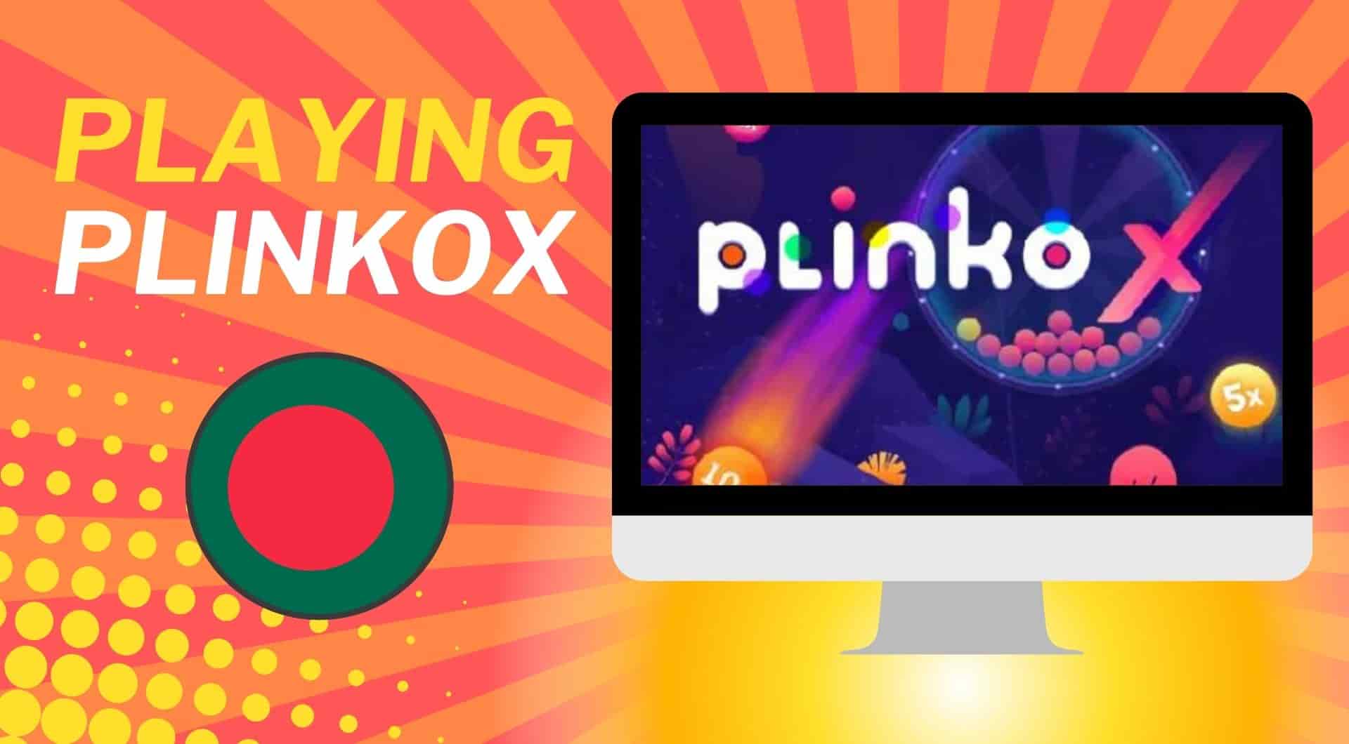 How to play PlinkoX game at Bhaggo casino